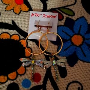 Betsey Johnson earrings nwt